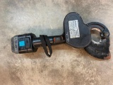 BURNDY 12 V BATTERY POWERED CABLE CUTTER WITH BATTERY - NO CHARGER