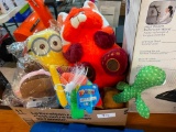 BOX LOT OF PLUSH CHILDREN TOYS