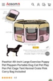49 INCH LARGE EXERCISE PUPPY PLAYPEN
