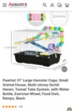 LARGE HAMSTER CAGE