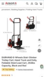 6 WHEEL STAIR CLIMBER TROLLEY CART