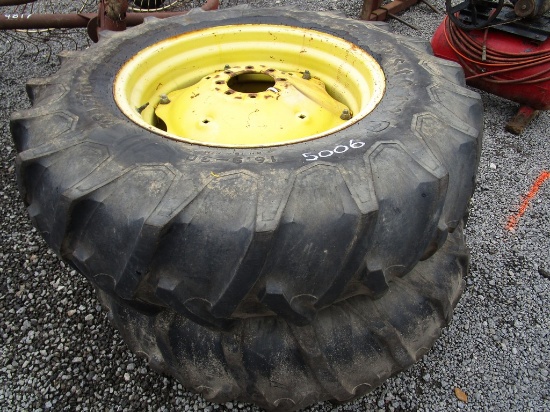 16.9X30 FIRESTONE TIRES AND RIMS