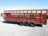 Unknown 24' Stock Trailer Gooseneck