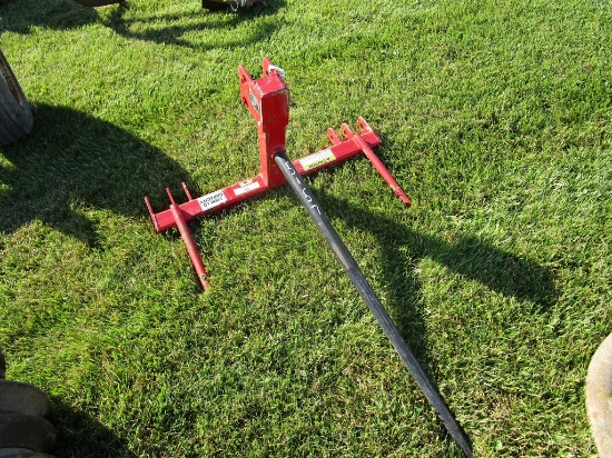 Red 3pt Bale Spear
