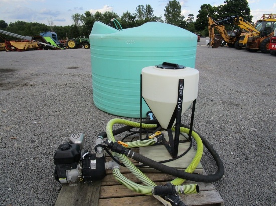 1500 Gal Tank, Pump & Applicator Tank