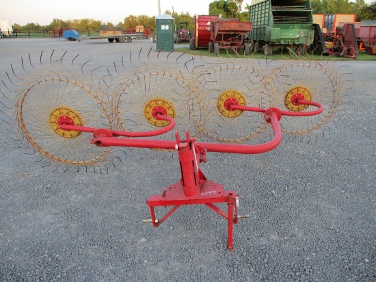Tonutti 3Pt Wheel Rake