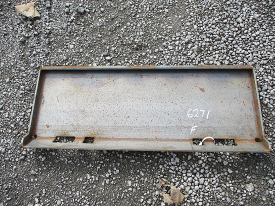 Weld on Skidsteer Plate