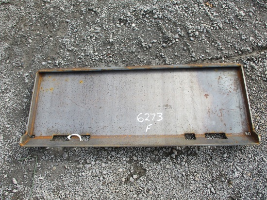 Weld on Skidsteer Plate