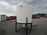 1000 Gal Vertical Tank & Stand