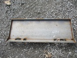 Weld on Skidsteer Plate