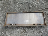 Weld on Skidsteer Plate