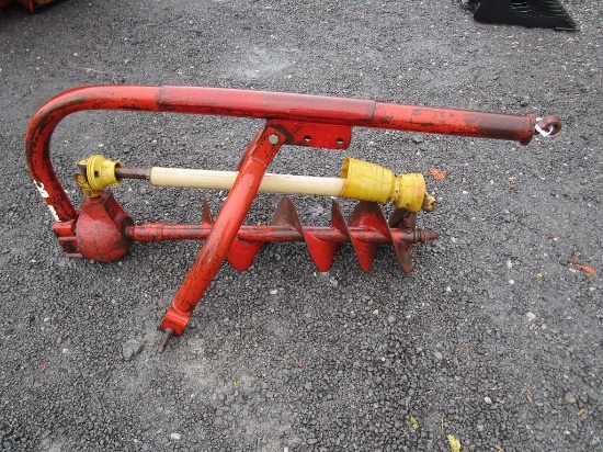 Red Post Hole Digger