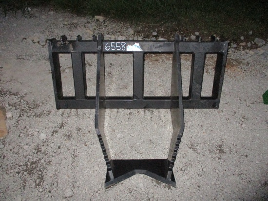 Root Cutter Skid Steer Mount