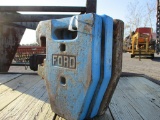 3) Ford Suitcase Weights