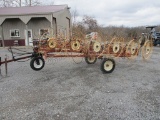 Hesston 12 Wheel V-Rake