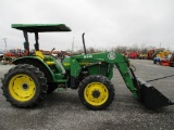 John Deere 5210 Tractor W/Loader