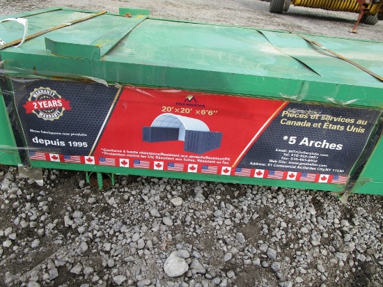 20'x20'x6'6" Container Shelter