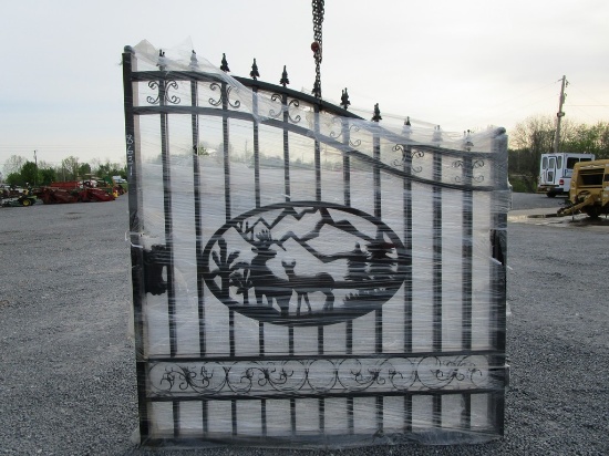 14' Bi-Parting Iron Gates