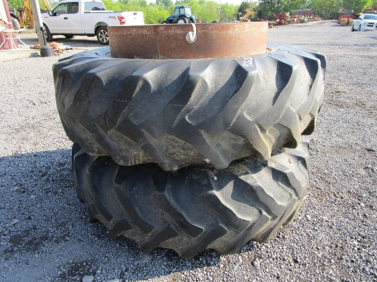 Pair 18.4 X 38 Duals