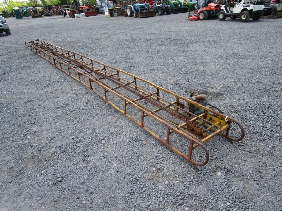 Yellow Hay Elevator W/ Motor