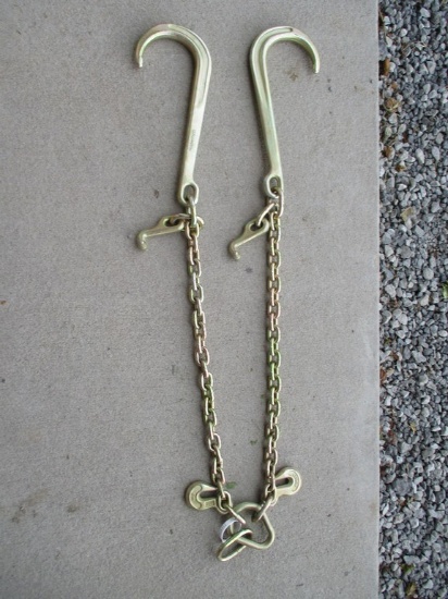 Chain Sling w/J-Hooks