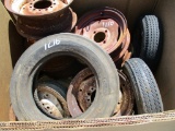 Skid Of Rims & Tire