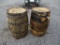 Pair Whiskey Barrels
