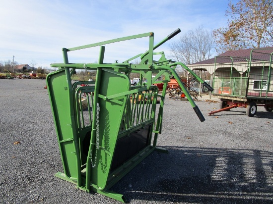 Green Cattle Chute