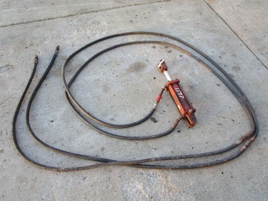 Red Hyd Cylinder w/long Hoses