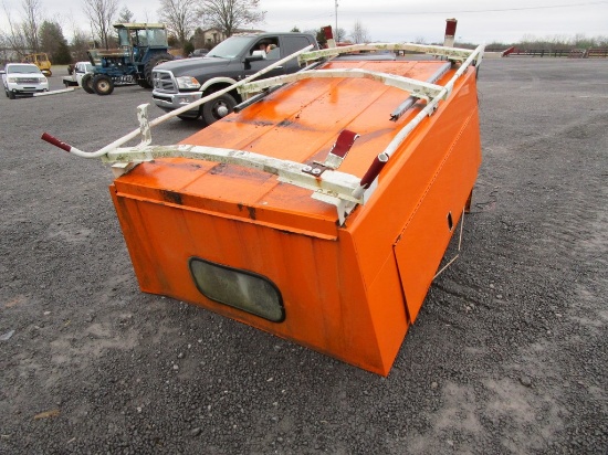 Orange Utility Truck Topper