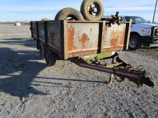 2000 Dandy Dump 6x12 Bumper Hitch Trailer