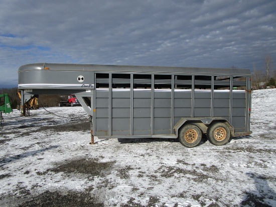 2003 Corn Pro SG-16 Stock Trailer Gooseneck