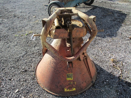 Red 3pt Cone Seeder
