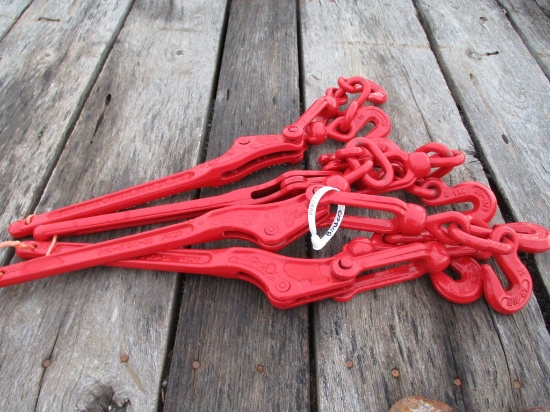 4) Red Chain Binders