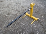 Yellow 3pt Bale Spear