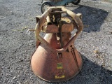 Red 3pt Cone Seeder