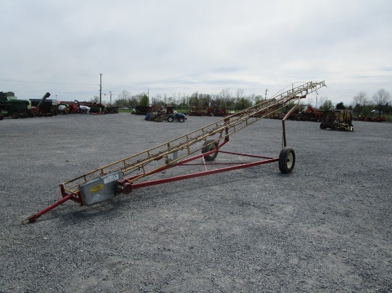 Snowco 40' Hay Elevator on Transport