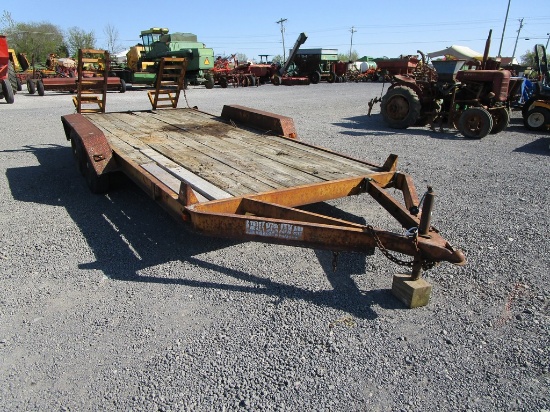 Yellow Bump Hitch Trailer