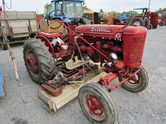 Farmall Super A Tractor W/ Belly Mower
