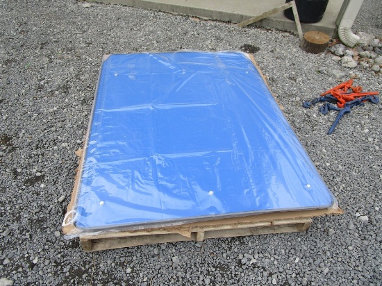 Blue Tractor Canopy W/ Hardware