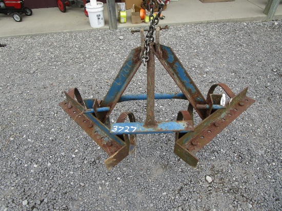 Blue 3pt 1-Row Cultivator