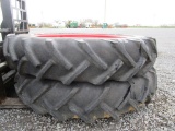 10-38 Firestone Ag Tires and Rim Pair