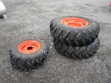 Set oif Kubota 14.9-24 & 8.3-16 Ag Tires & Rims