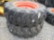 Pair 25x8.50-14 R4 Tires & Rims