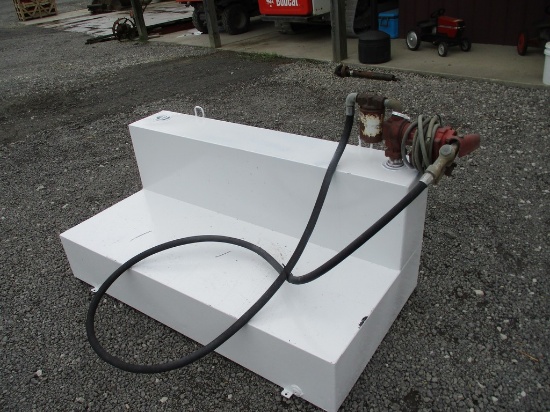 "L" Shaped Fuel Tank With Pump