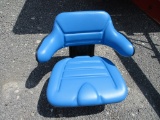 New Blue Tractor Seat