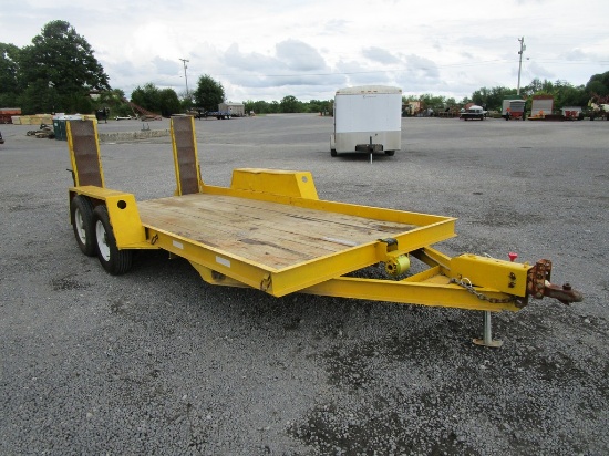 YELLOW BUMPER HITCH TRAILER