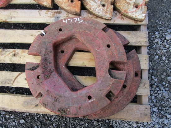 PAIR IH WHEEL WEIGHTS