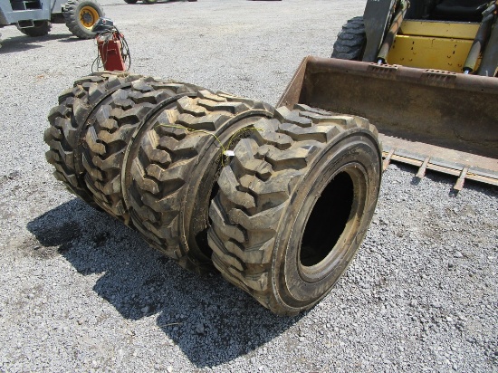 DEESTONE 12-16.5 SKIDSTEER TIRES