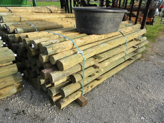 BUNDLE WOOD FENCE POST 55